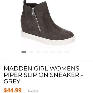 Madden girl wedge sneaker